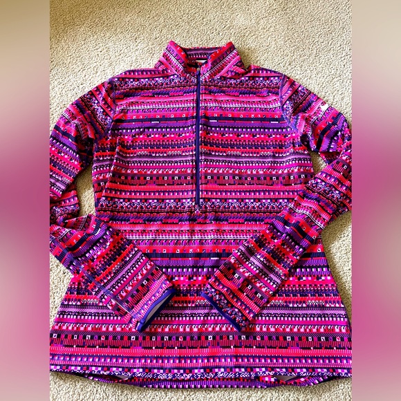 Nike Pro Dri-Fit XL Aztec 1/4 Zip - Picture 1 of 7